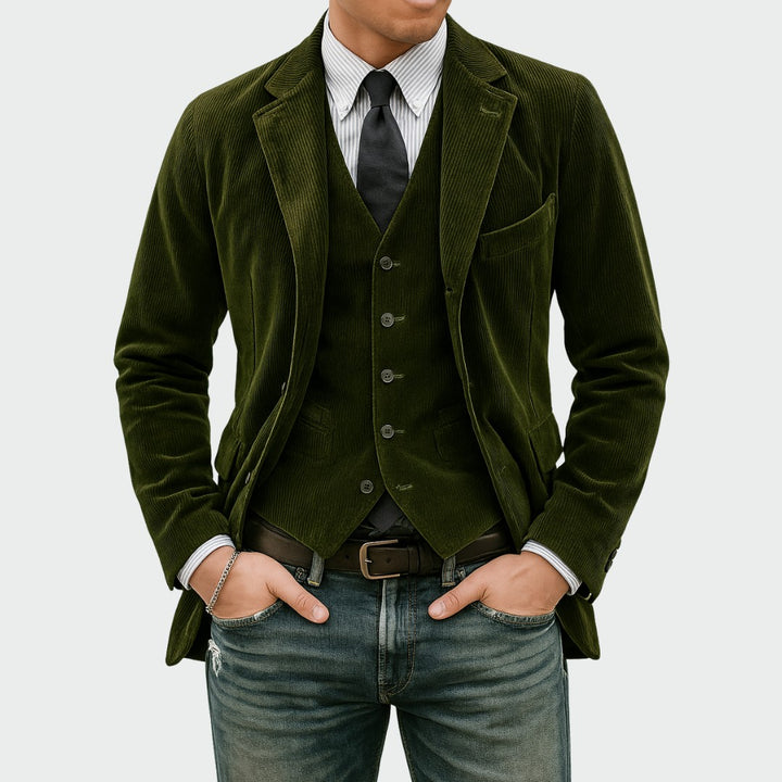 Men's two-piece blazer and trouser set - product photo 4
