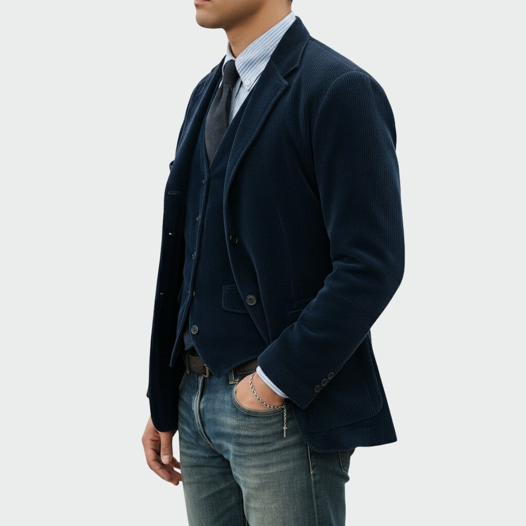 Men's two-piece blazer and trouser set - product photo 5