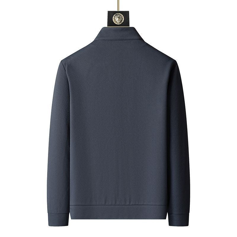 Men's two-piece stretch tracksuit in black - product photo 5