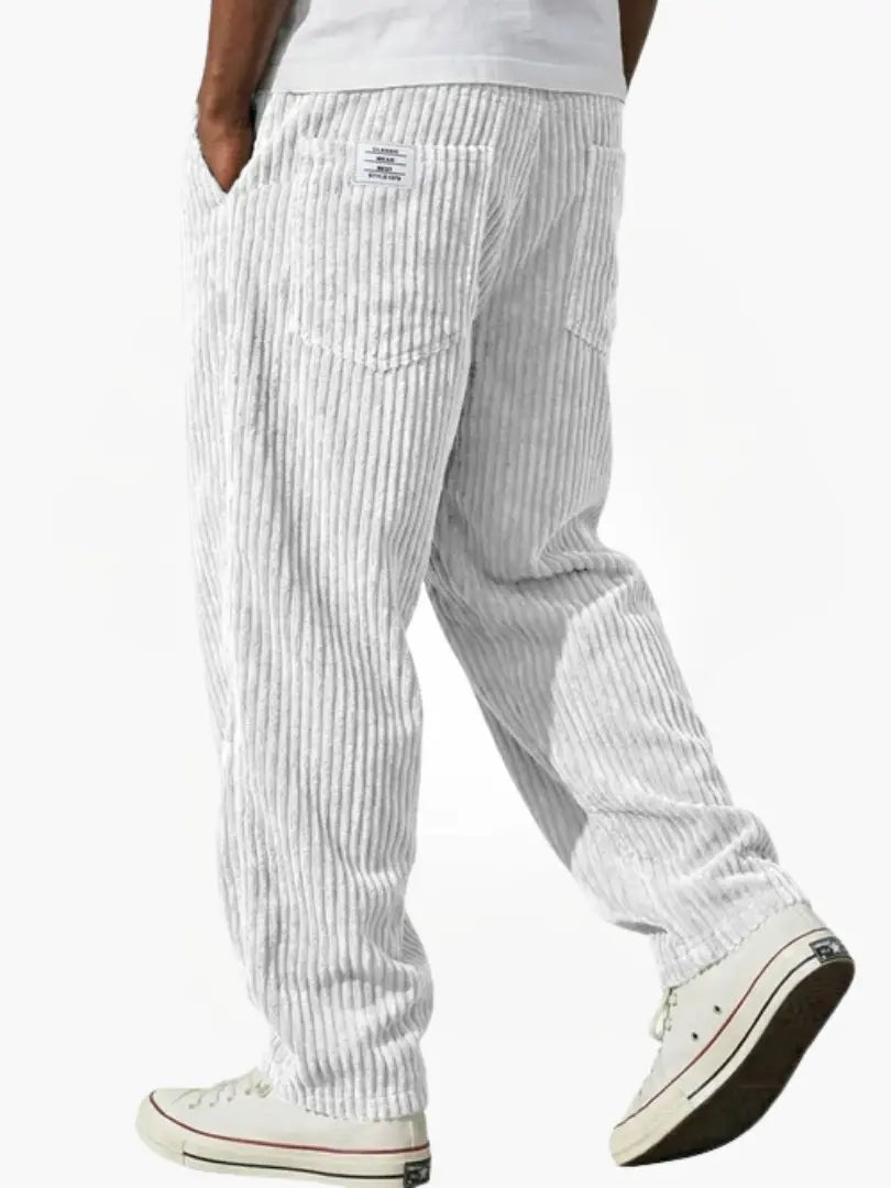Men's wide-leg trousers with pockets - product photo 7