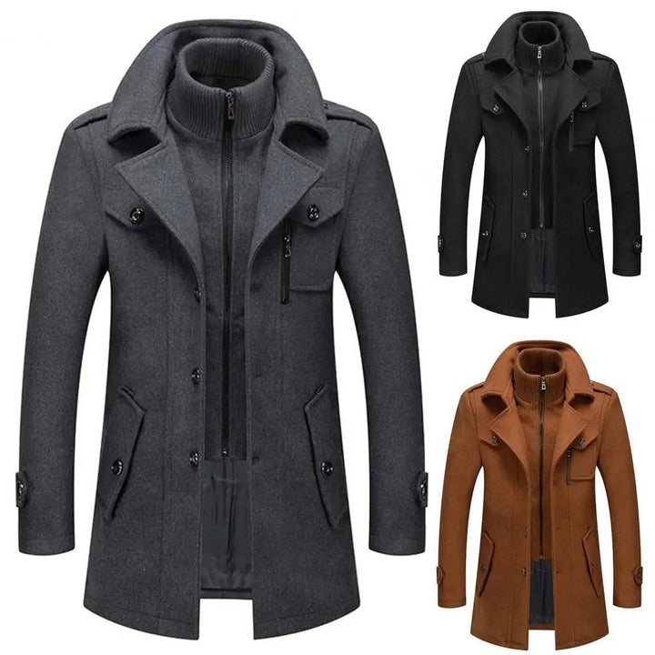 Men's winter coat with a detachable inner vest - product photo 5