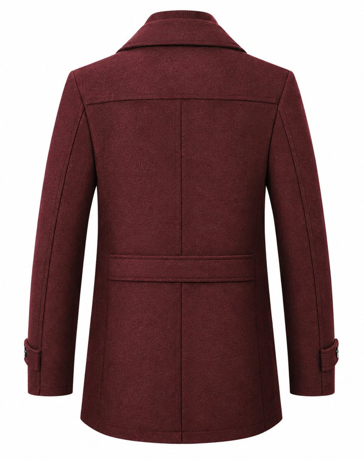 Men's winter coat with a textured collar - product photo 5