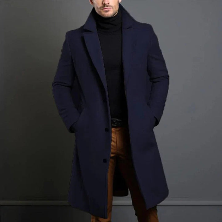 Men's wool overcoat - product photo 4