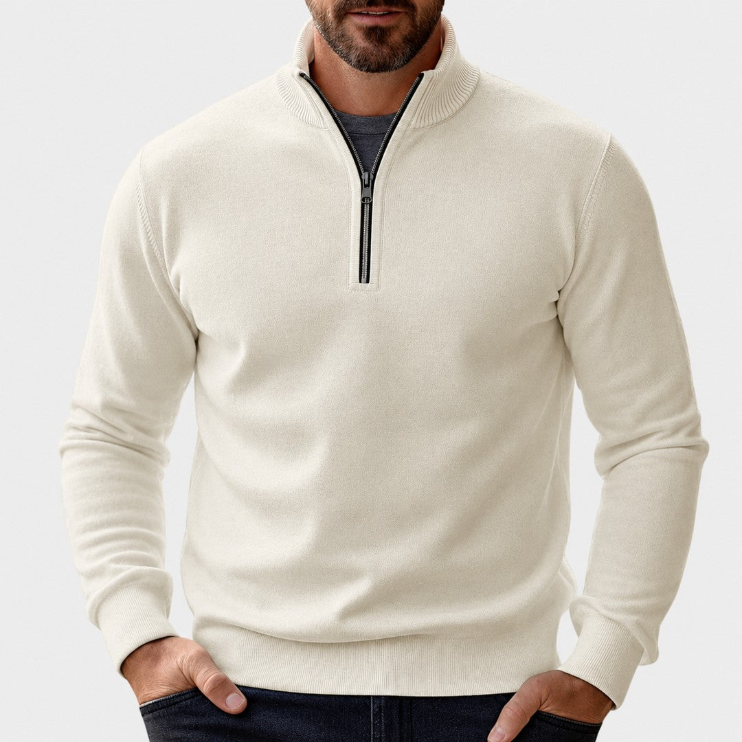 Men's zip-neck pullover - product photo 3