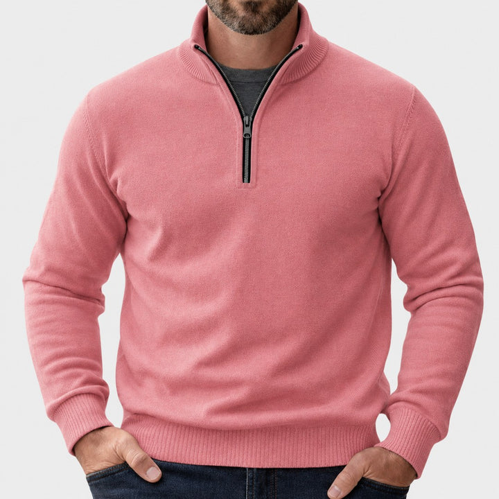 Men's zip-neck pullover - product photo 8