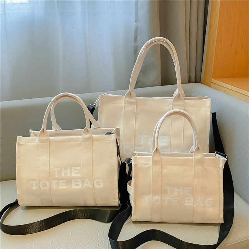 Plain canvas tote bag - product photo 1