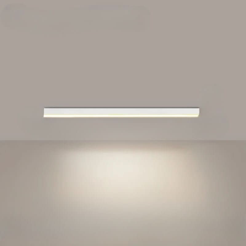 Minimalist linear LED ceiling bar lamp lighting a modern room - product photo 10