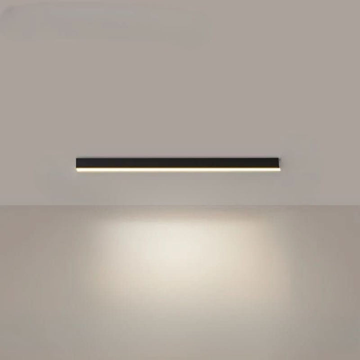 Minimalist linear LED ceiling bar lamp lighting a modern room - product photo 21