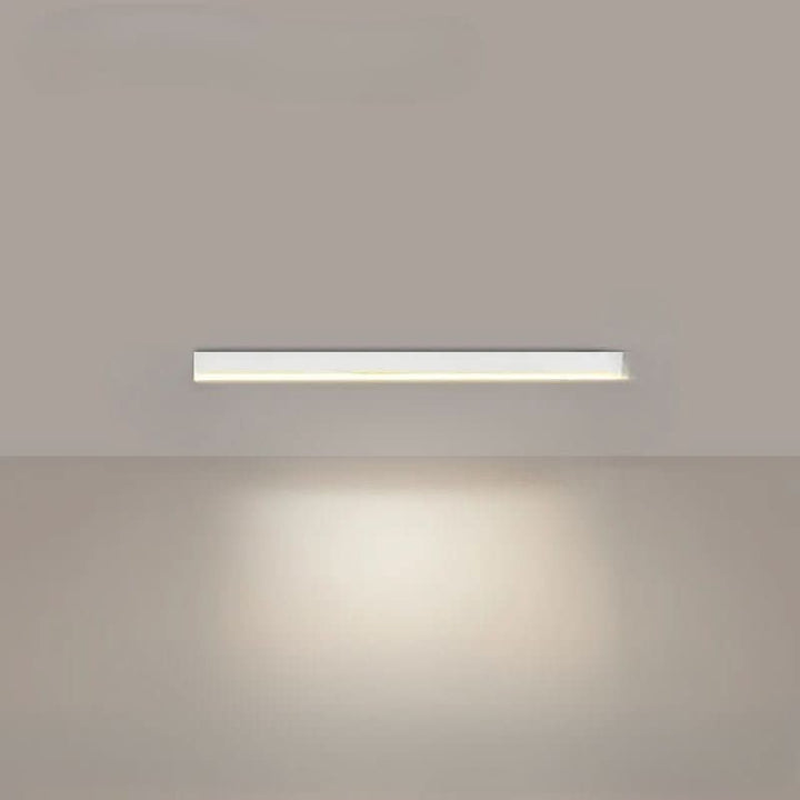 Minimalist linear LED ceiling bar lamp lighting a modern room - product photo 6