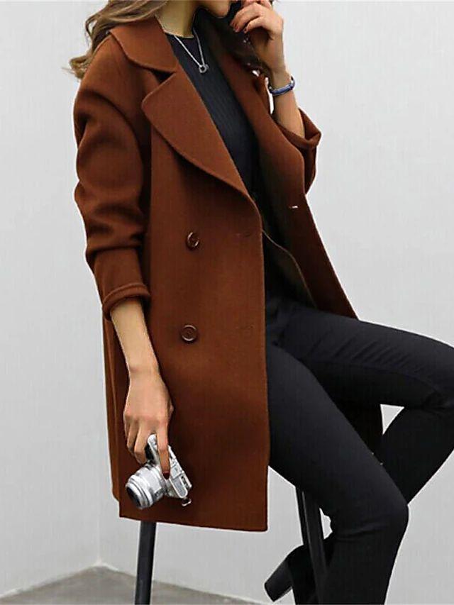 Elise | Women’s Double-Breasted Longline Winter Coat