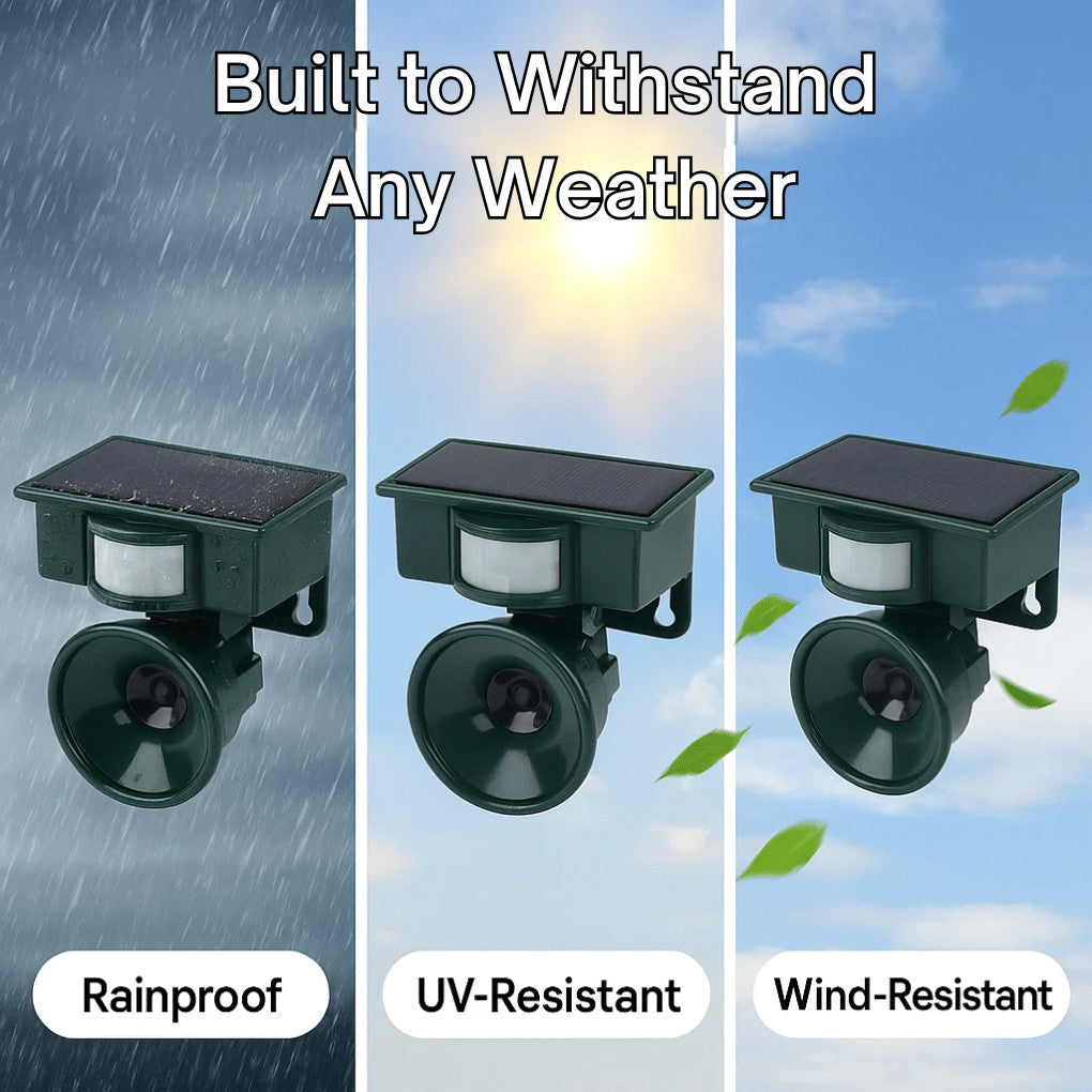 Motion-activated bird deterrent on a garden surface - product photo 7