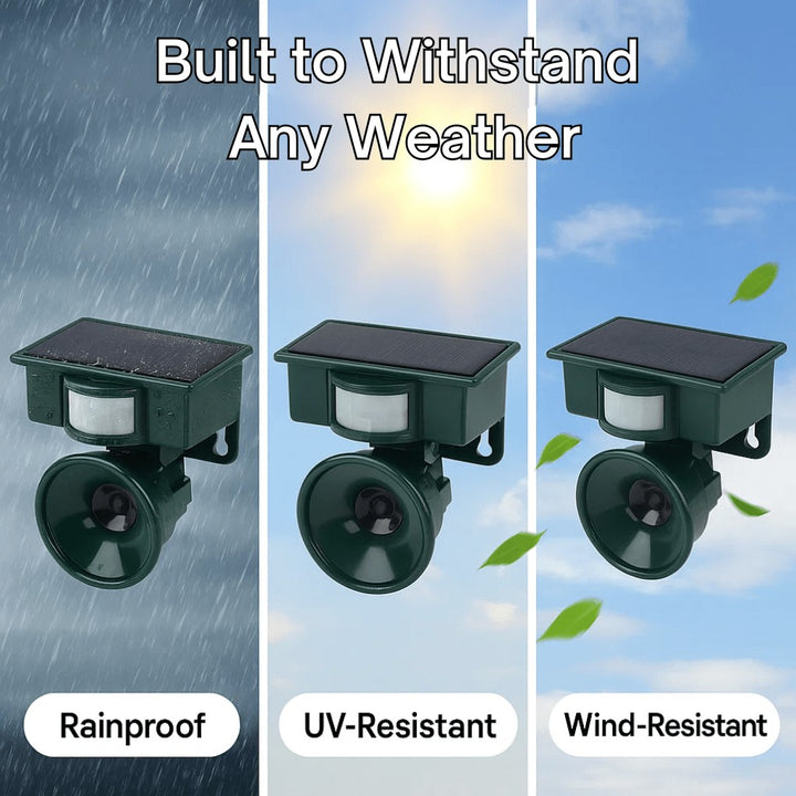 Motion-activated bird deterrent on a garden surface - product photo 7