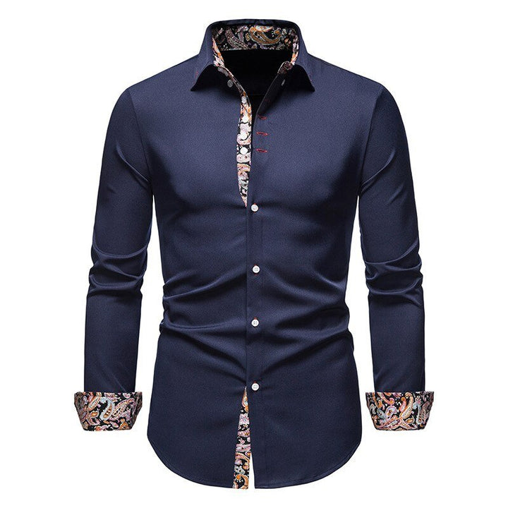 Lucas | Contemporary Tailored Long-Sleeve Men’s Shirt