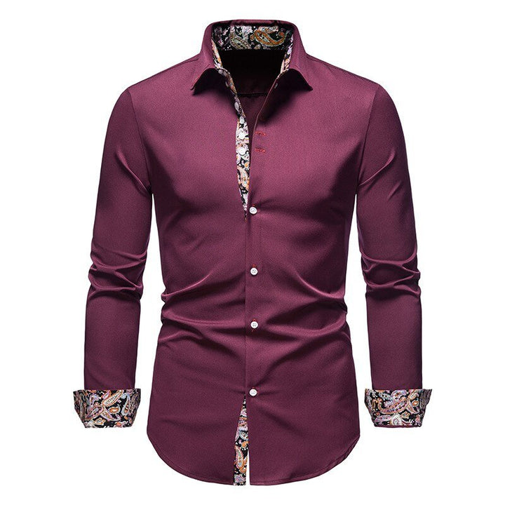 Lucas | Contemporary Tailored Long-Sleeve Men’s Shirt