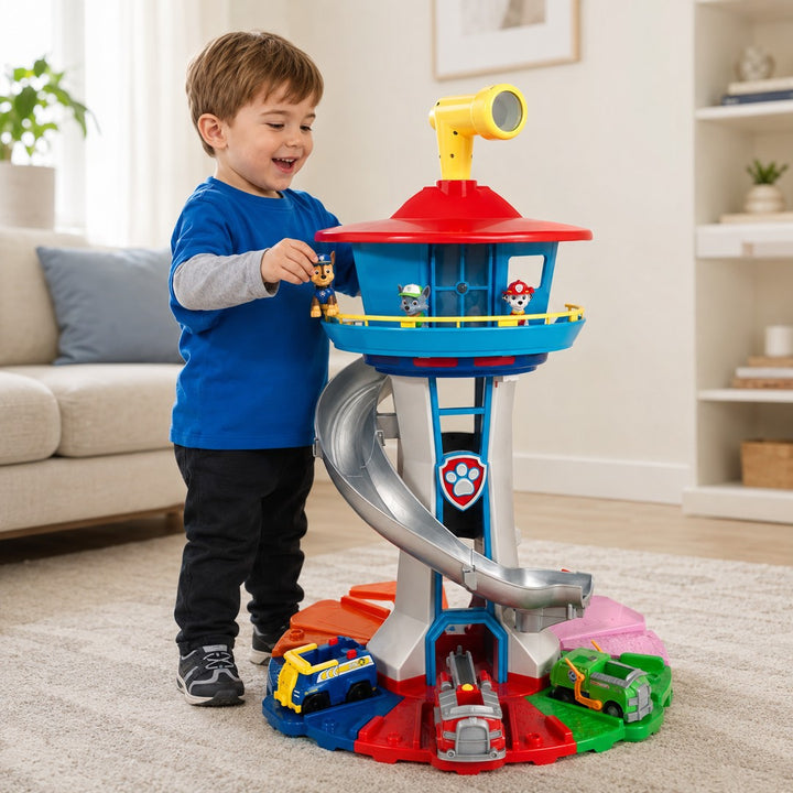 Multi-level rescue play tower with figures - product photo 11
