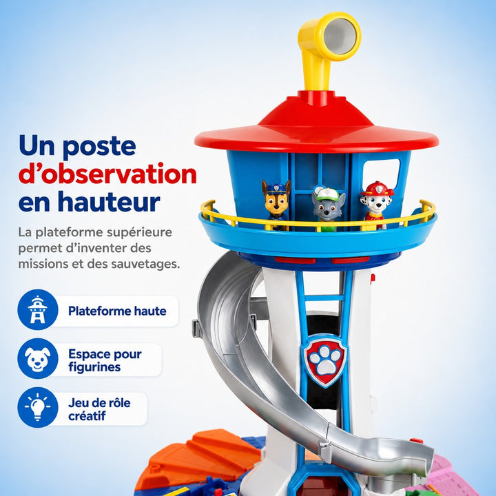 Multi-level rescue play tower with figures - product photo 3