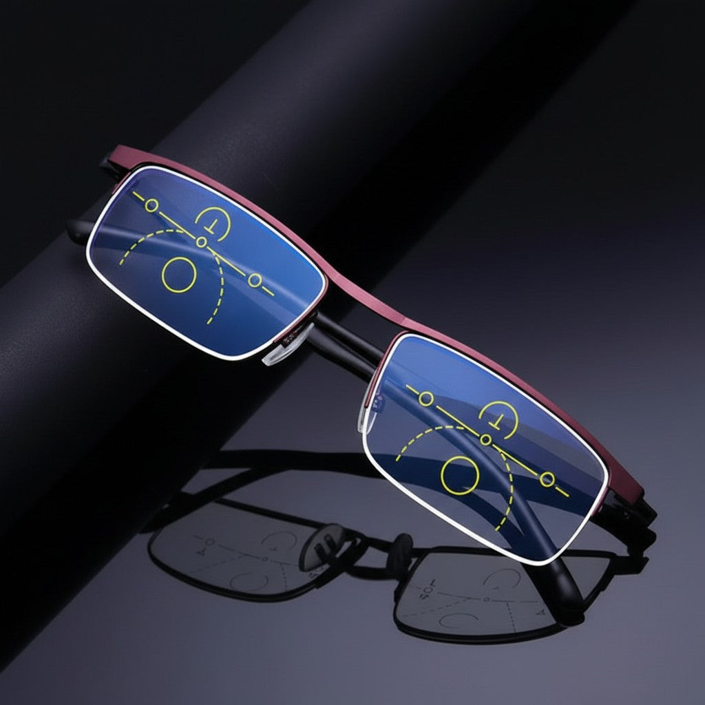 Multi-zone reading glasses with a slim frame - product photo 3