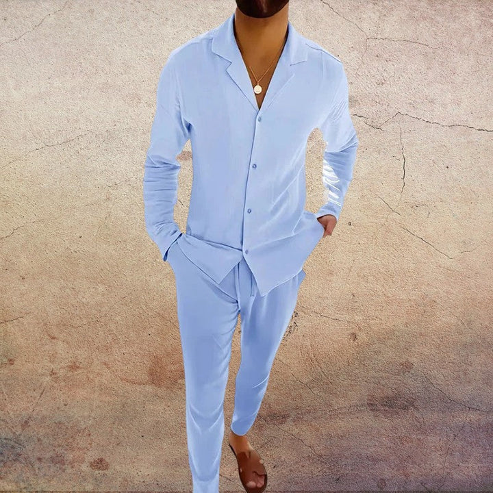 Sebastian | Men’s Linen Two-Piece Summer Set