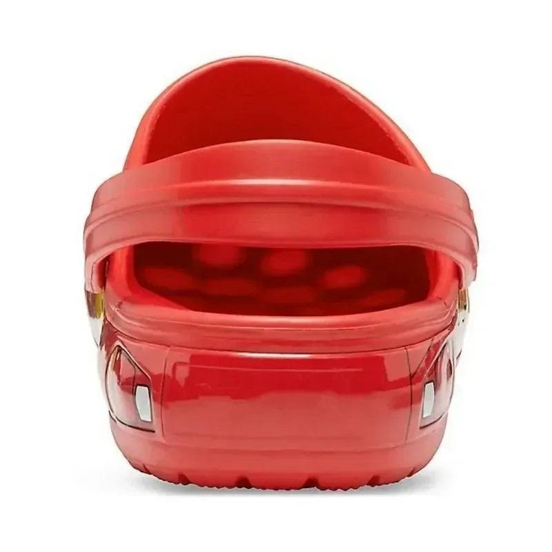 Non-slip kids' clogs with a race car design - product photo 2