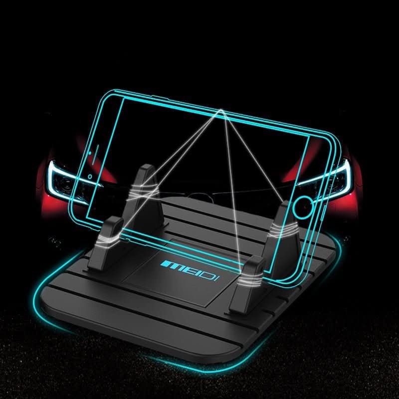 Non-slip silicone car phone holder on a dashboard - product photo 4