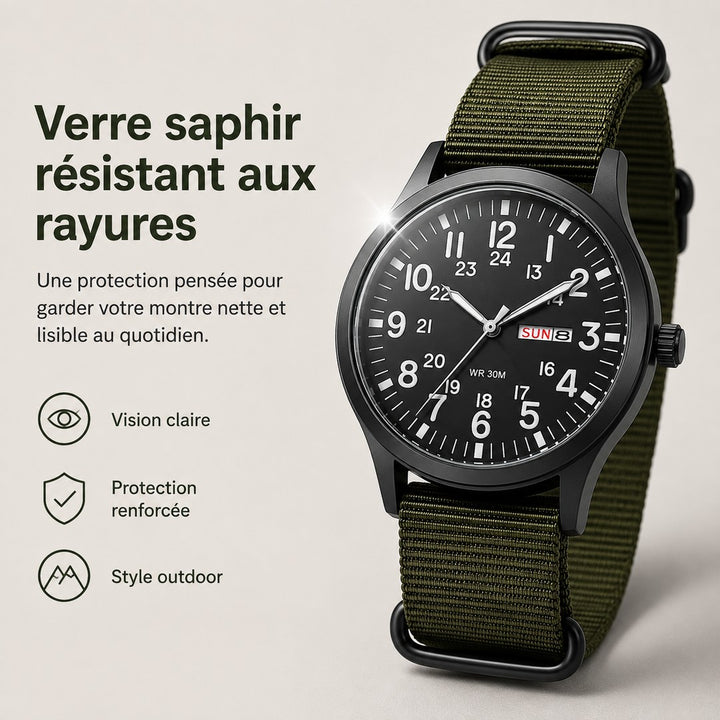 Outdoor men's watch with sapphire glass - product photo 2