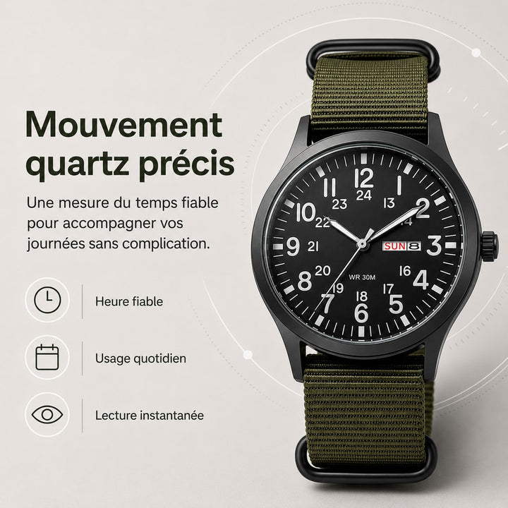 Outdoor men's watch with sapphire glass - product photo 3