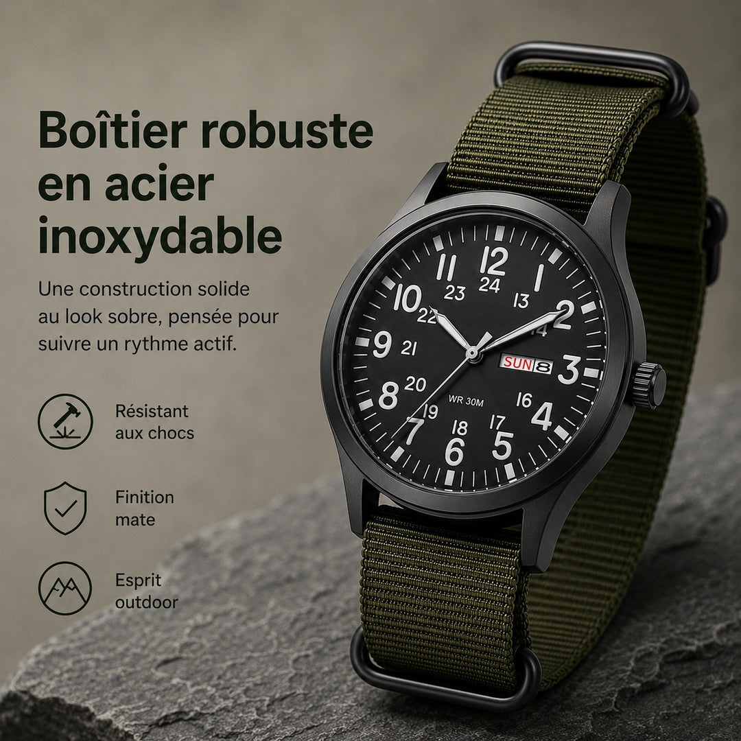 Outdoor men's watch with sapphire glass - product photo 4