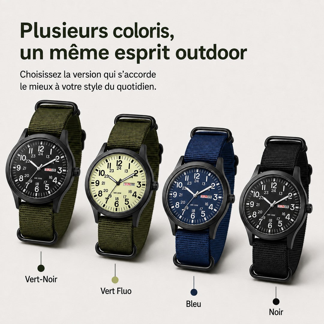 Outdoor men's watch with sapphire glass - product photo 6