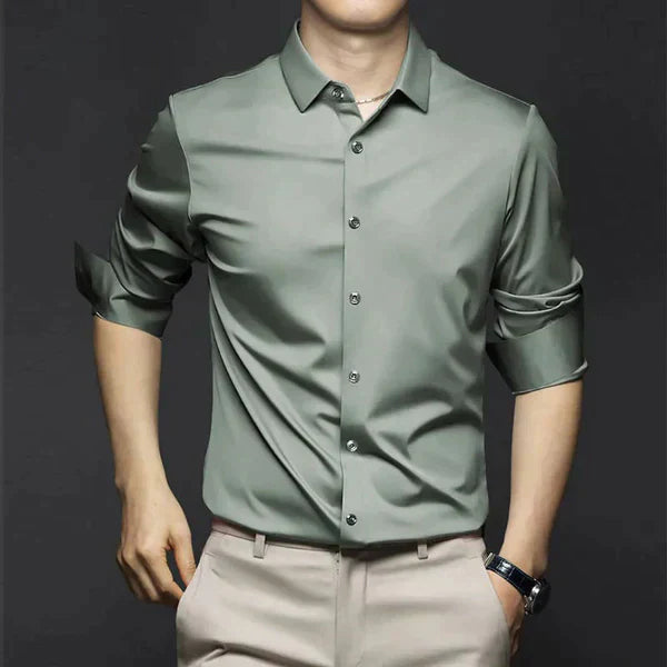 Julian | Classic Long-Sleeve Button-Up Shirt For Men
