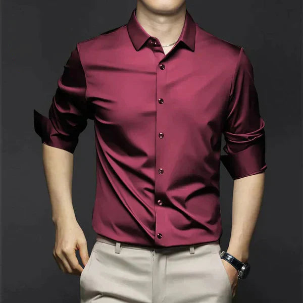 Julian | Classic Long-Sleeve Button-Up Shirt For Men