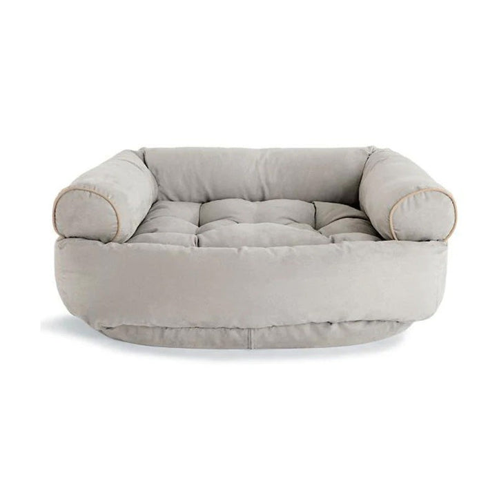 Padded dog sofa bed with bolstered sides - product photo 6