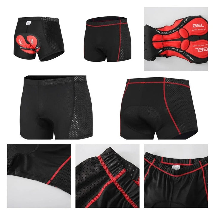 Padded riding shorts with gel inserts - product photo 3