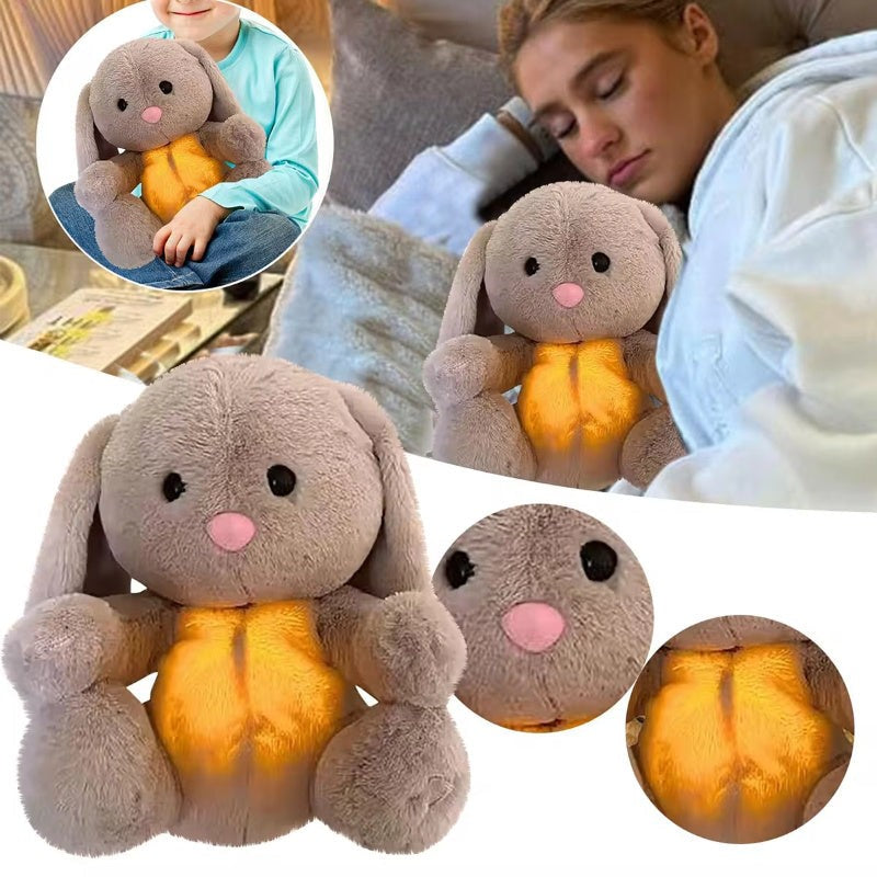 Plush rabbit toy with a soft glow - product photo 1
