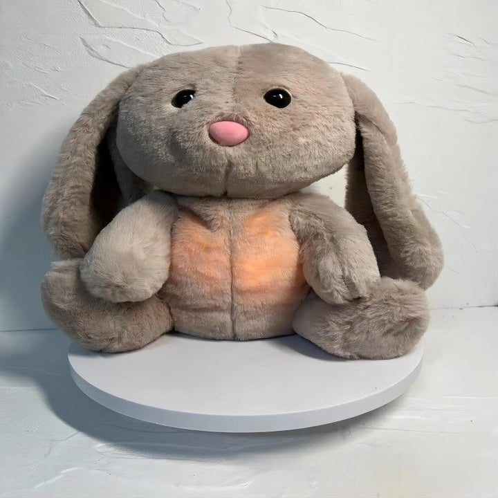 Plush rabbit toy with a soft glow - product photo 5