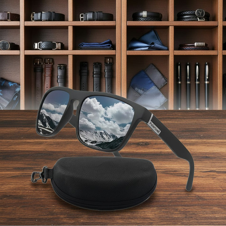 Polarized UV400 sunglasses with an ergonomic frame - product photo 2