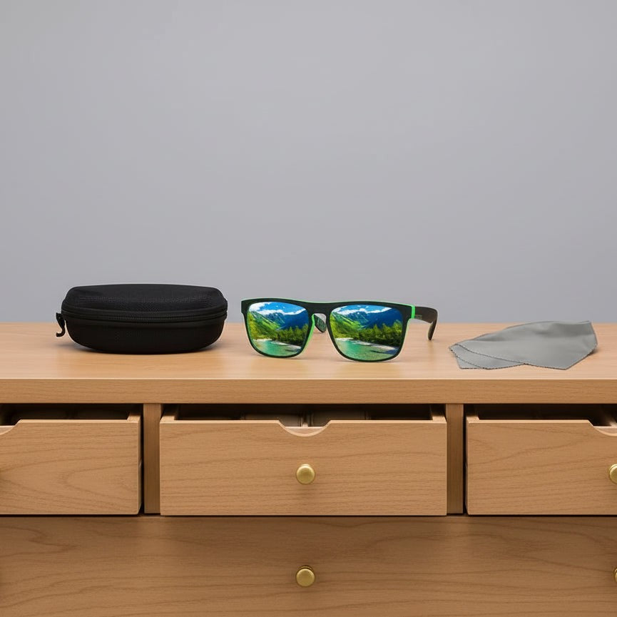 Polarized UV400 sunglasses with an ergonomic frame - product photo 3