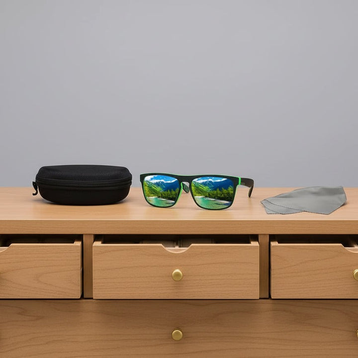 Polarized UV400 sunglasses with an ergonomic frame - product photo 3