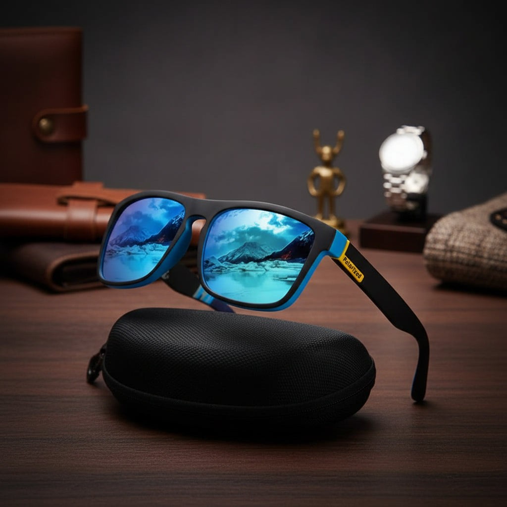 Polarized UV400 sunglasses with an ergonomic frame - product photo 5