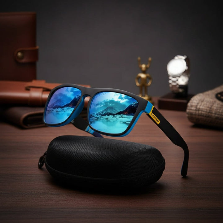 Polarized UV400 sunglasses with an ergonomic frame - product photo 5