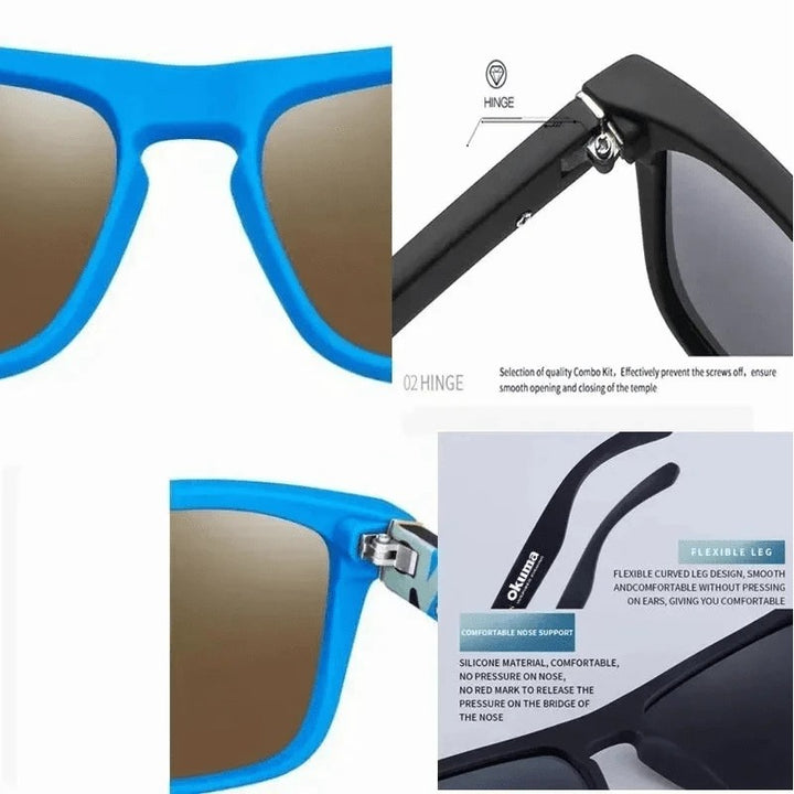 Polarized UV400 sunglasses with an ergonomic frame - product photo 8