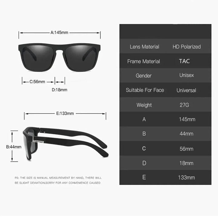 Polarized UV400 sunglasses with an ergonomic frame - product photo 9