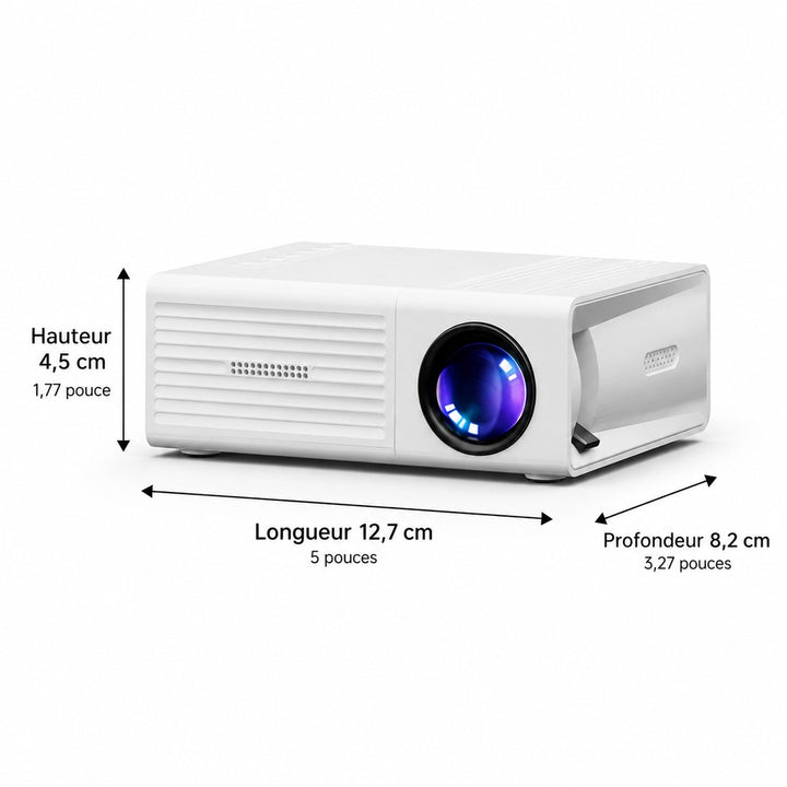 Portable LED mini projector - product photo 12