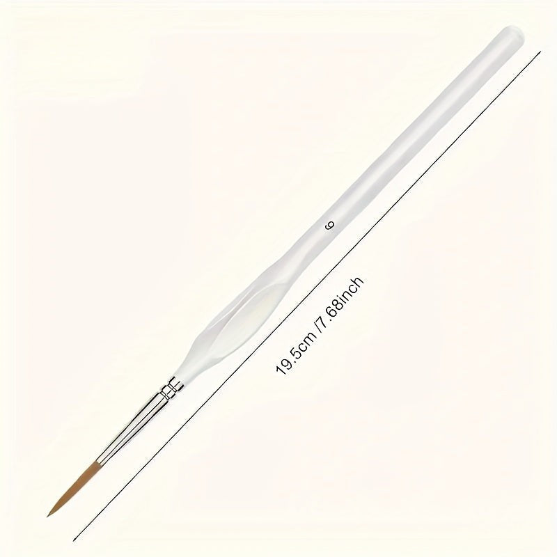 Precision detail brush with fine synthetic filaments - product photo 5