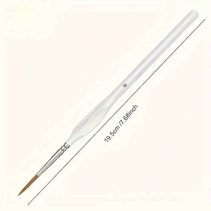 Precision detail brush with fine synthetic filaments - product photo 5