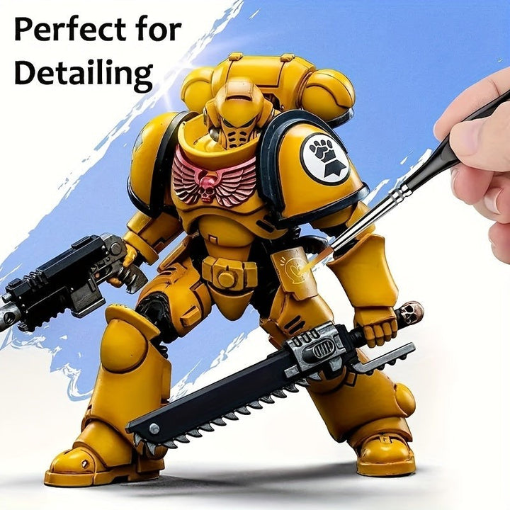 Precision detail brush with fine synthetic filaments - product photo 9