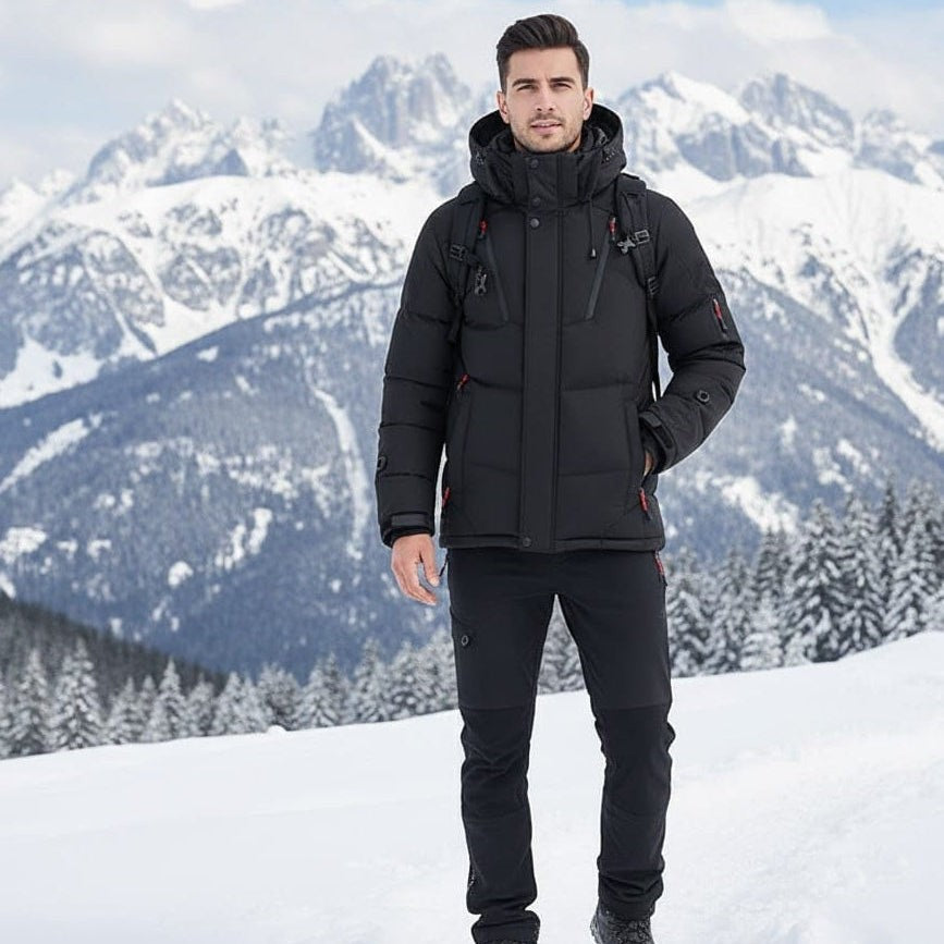 Premium winter parka with a weatherproof shell - product photo 2