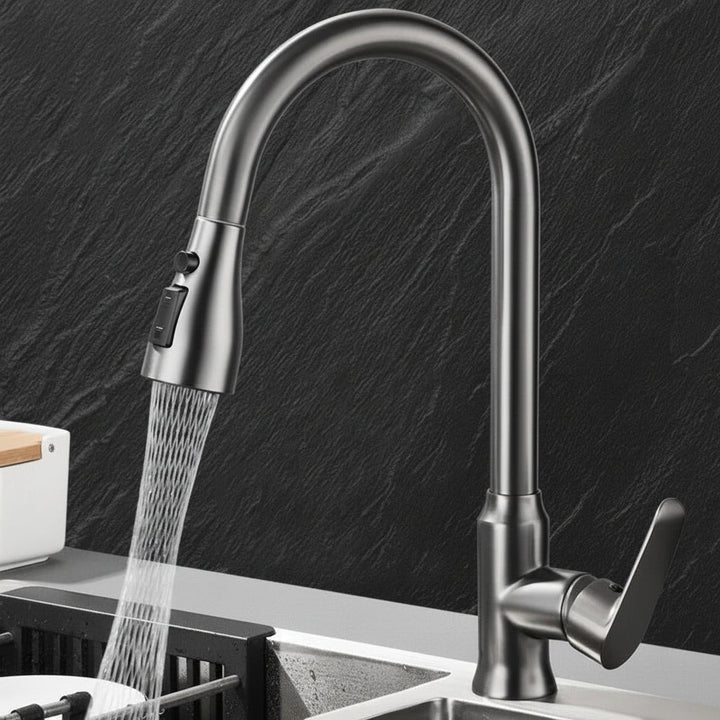 Pull-out kitchen faucet with a flexible spray head - product photo 6