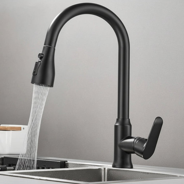 Pull-out kitchen faucet with a flexible spray head - product photo 8