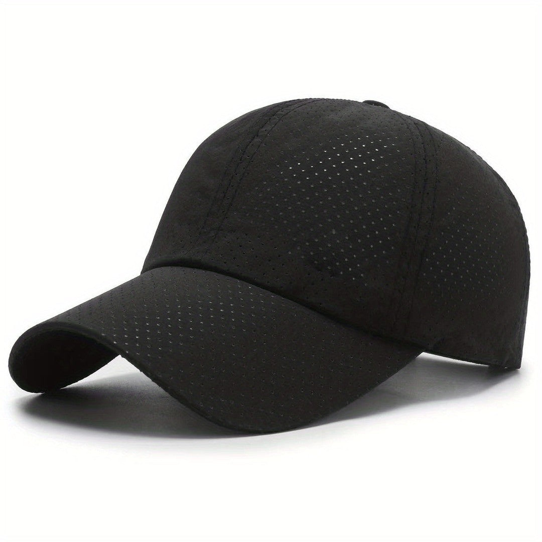 Quick-dry mesh cap with breathable panels - product photo 3