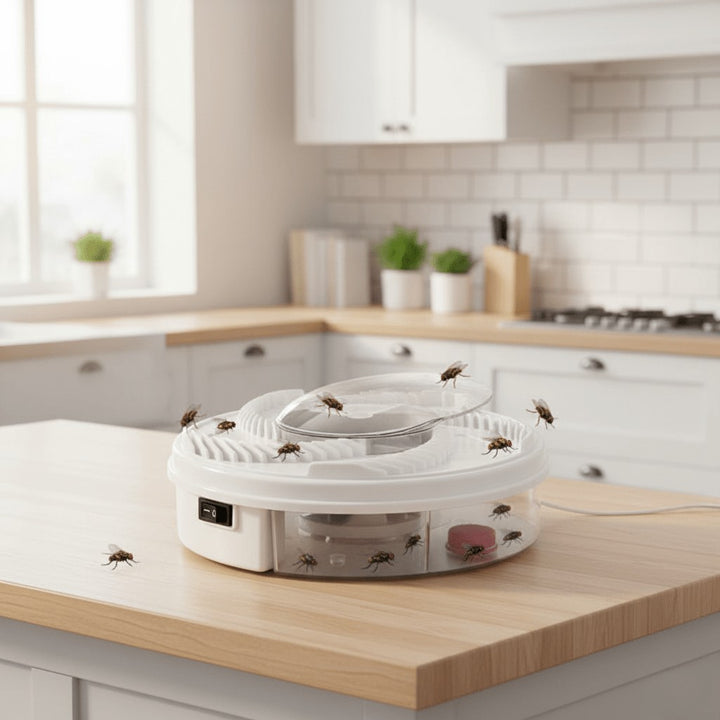 Quiet LED insect trap with a removable catch tray - product photo 1